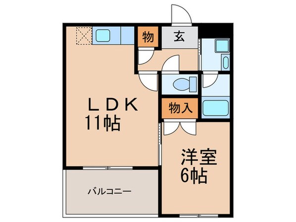 第３シャトーこがねの物件間取画像